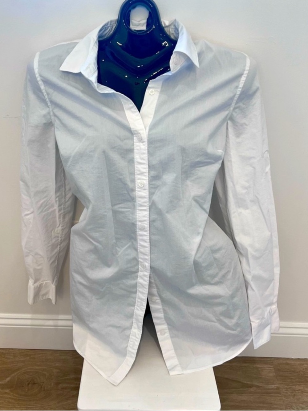 The Limited White Medium Tall Button-Down Shirt